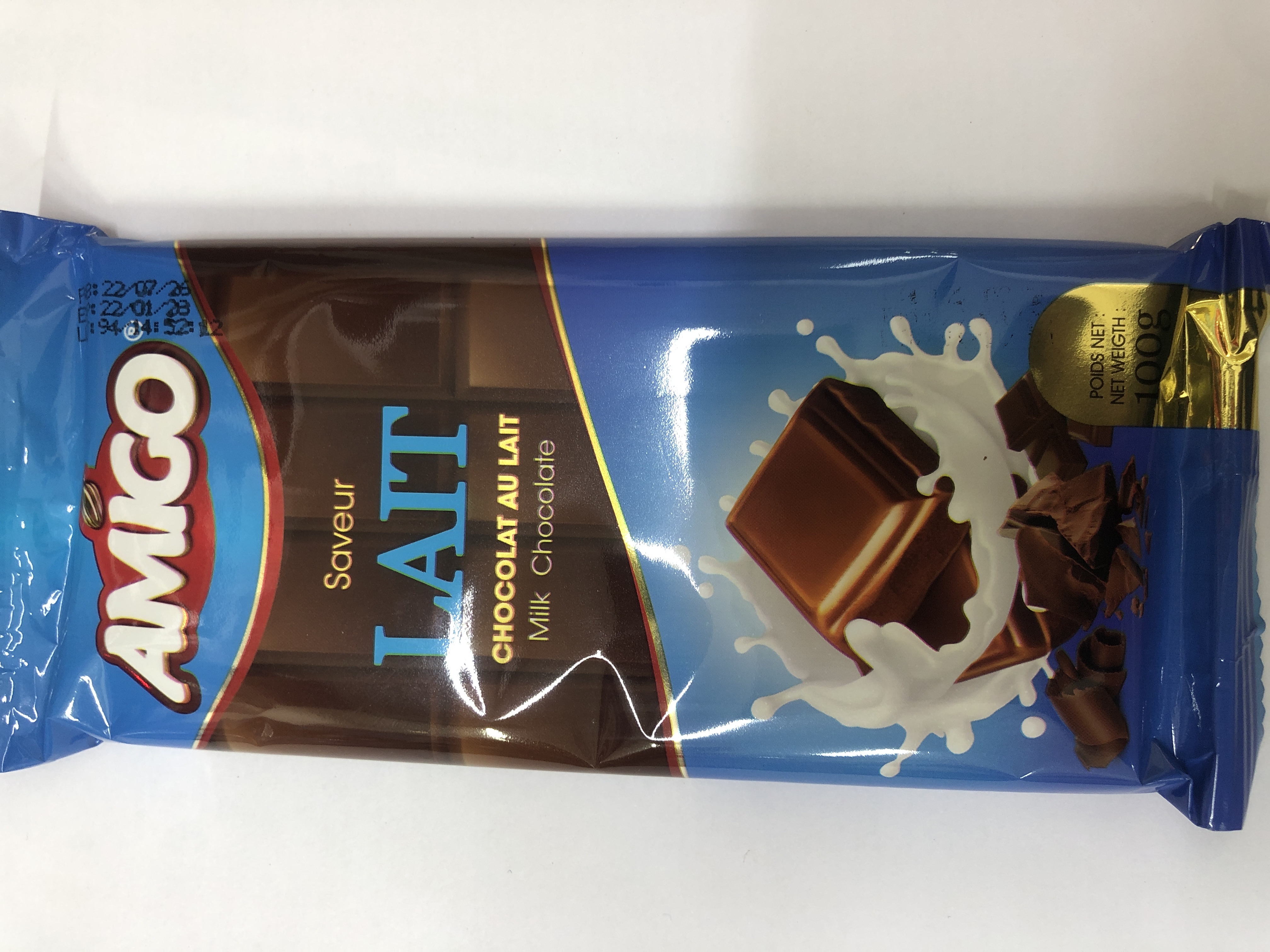 Amigo chocolat 100 g au lait