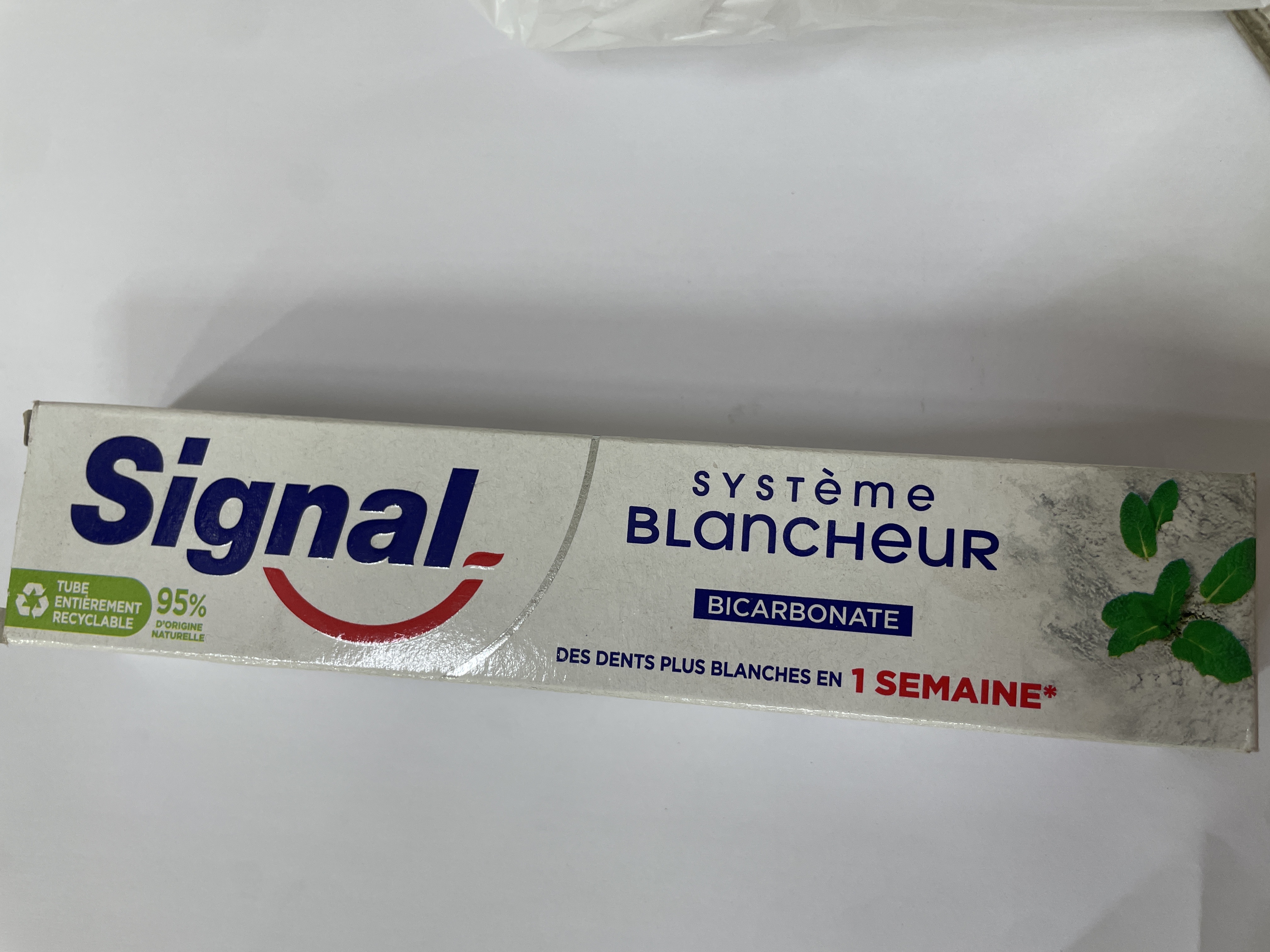 Signal systeme blanch bicarbonat