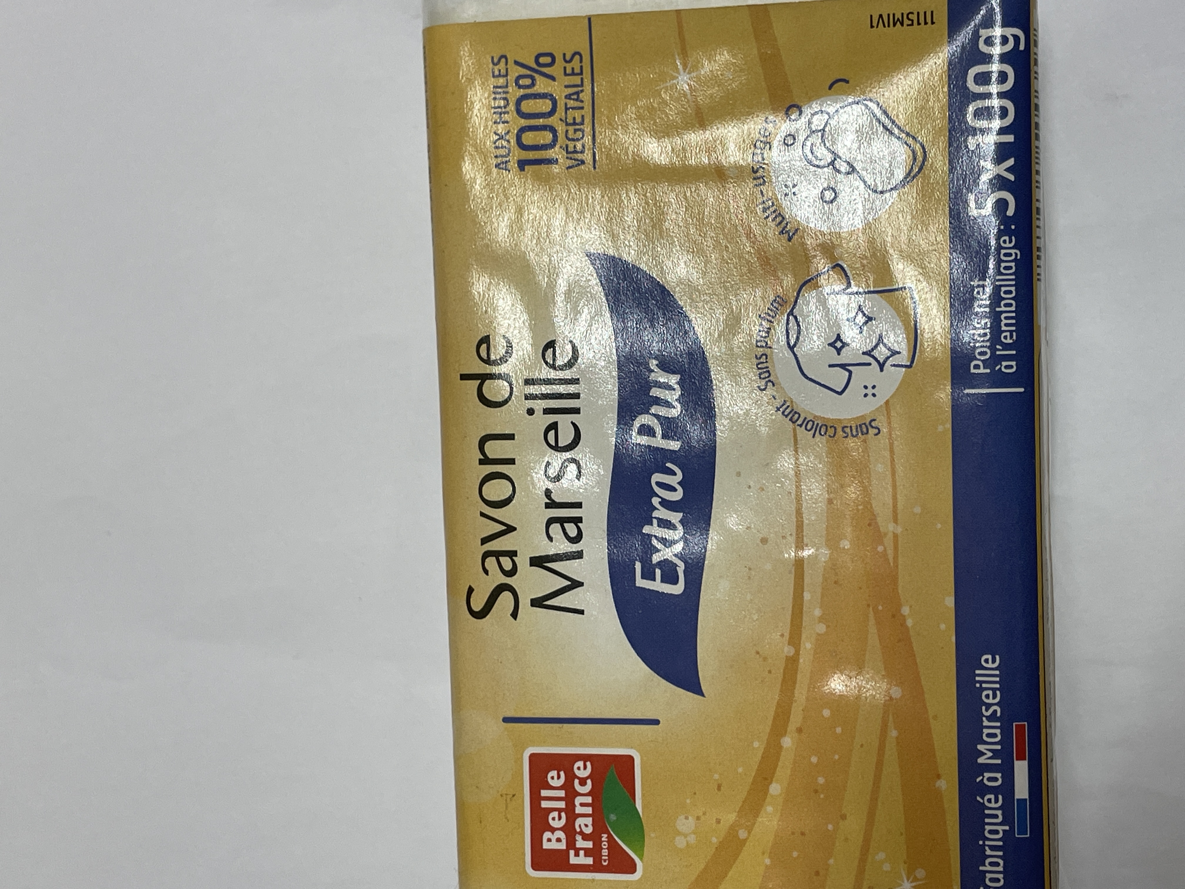 Savon marseille 5*100g