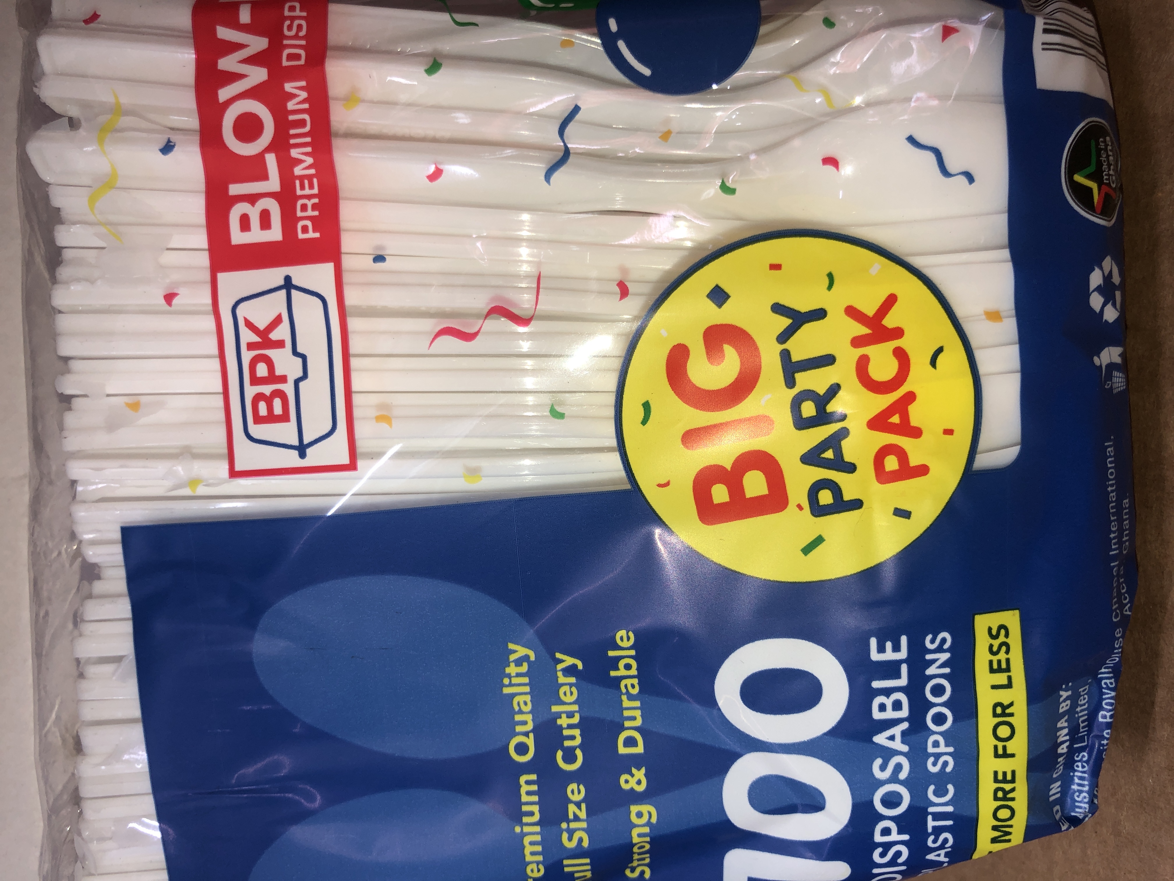 Cuillere blow-pack 100pcs