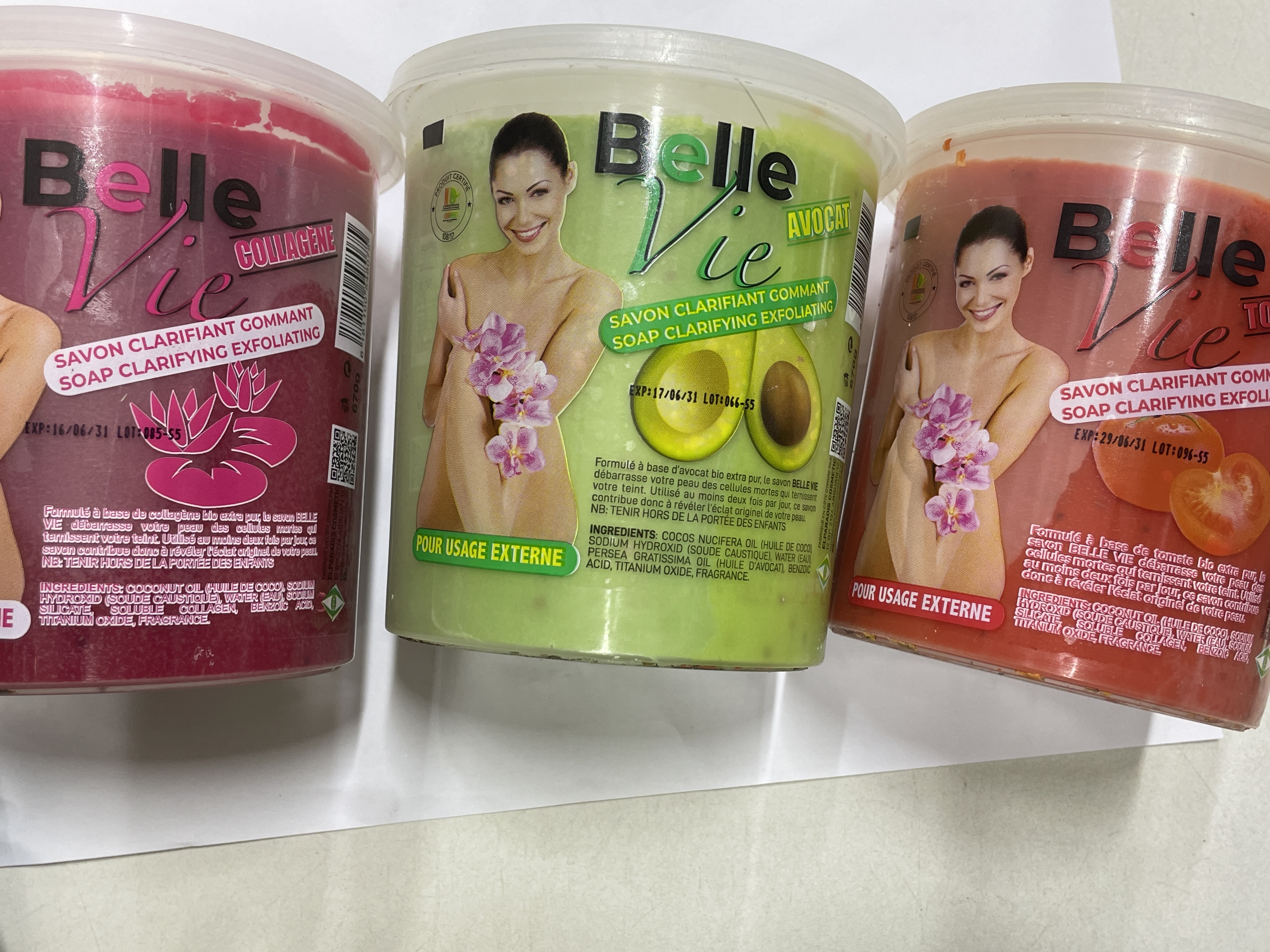Savon clarifiant belle vie et jolita 670g asst
