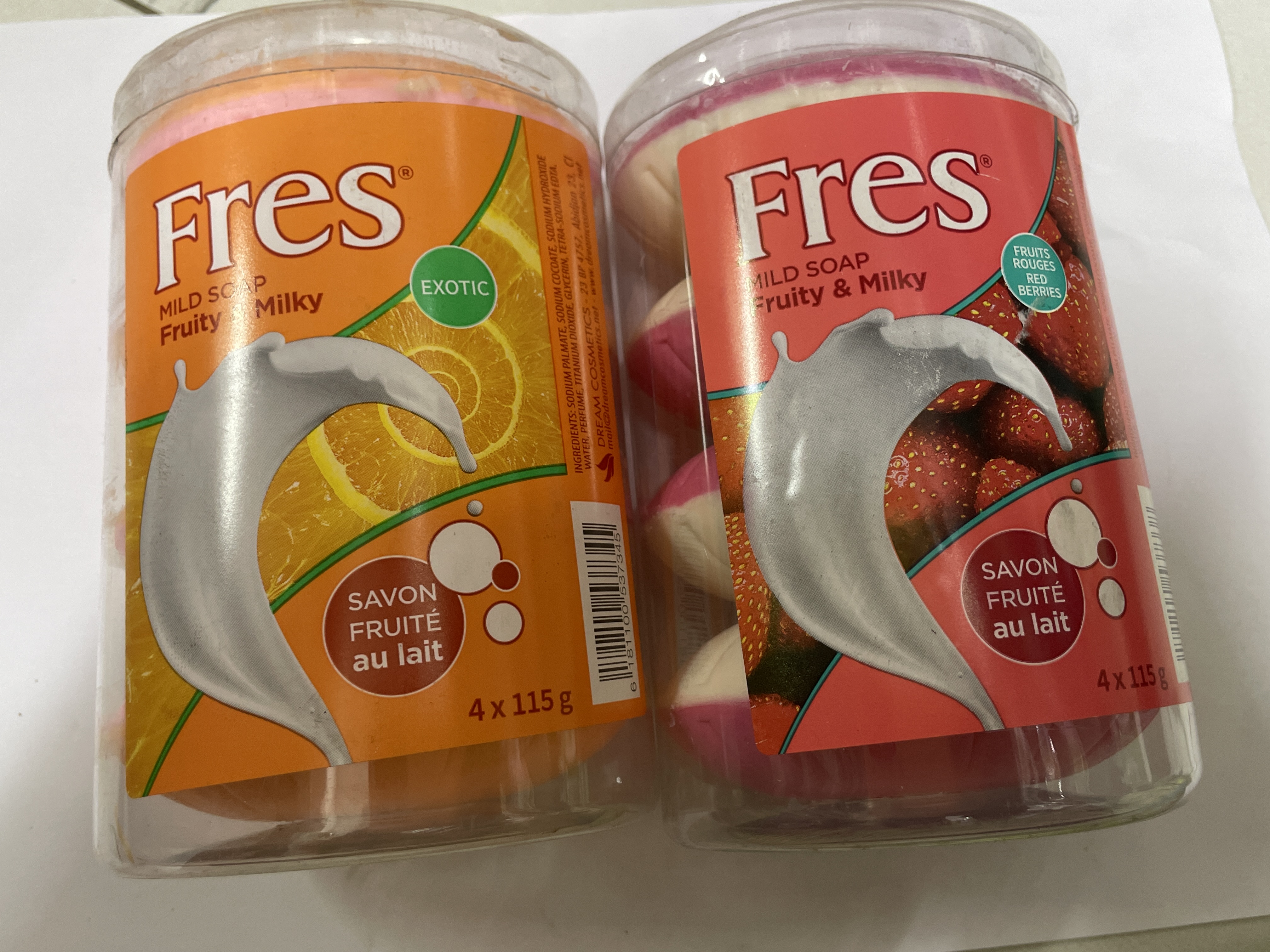 Savon fres 4x115g